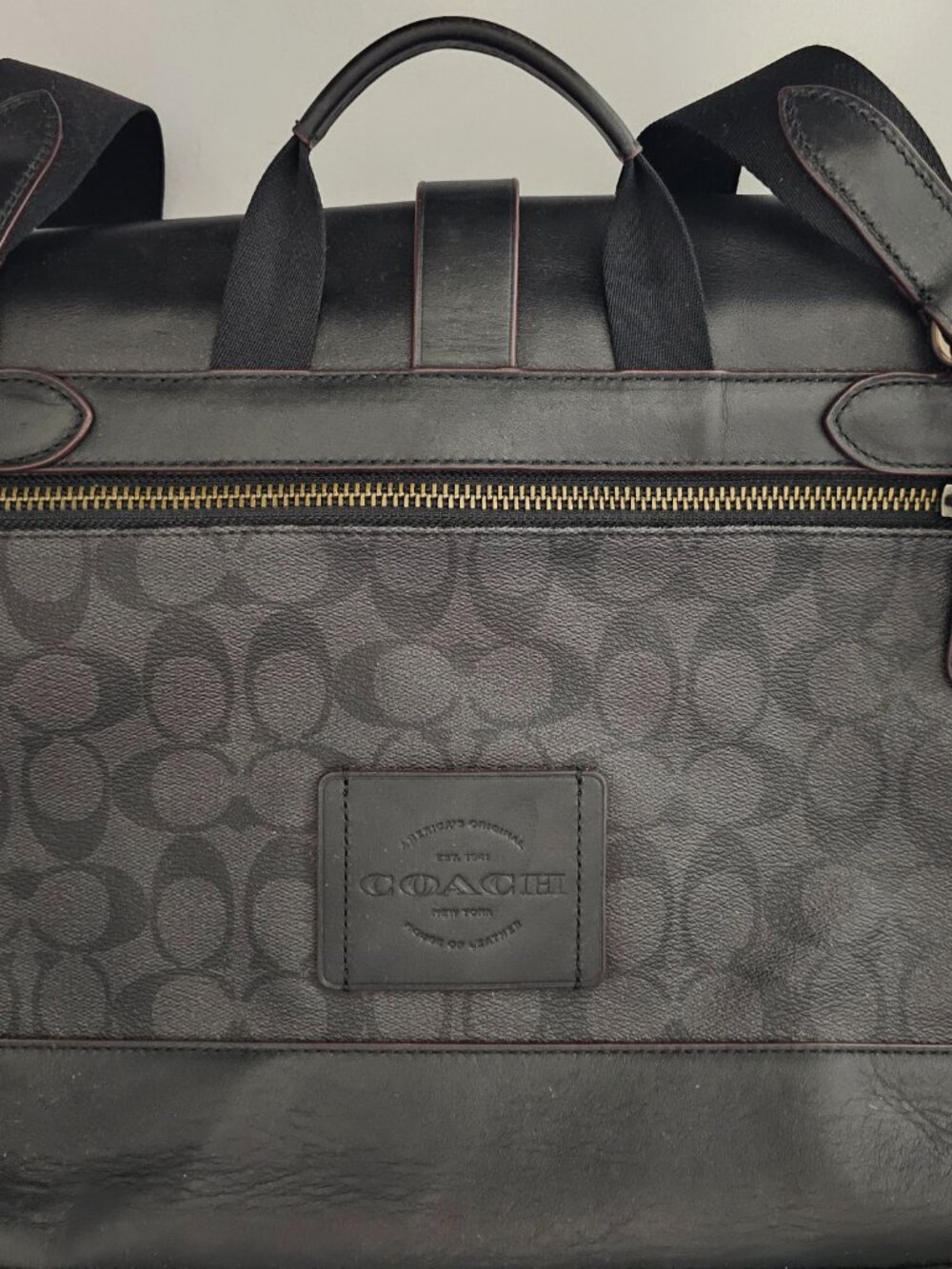 Coach Men's Hudson Messenger Bag in Signature Canvas! NWT! - Picture 2 of 9